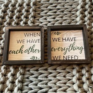 Kirkland’s Wall Decor Set — NWOT